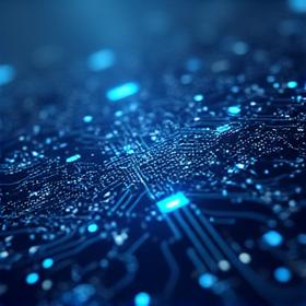 Cipuri de computer interconectate, simbolizând inovația și impactul tehnologic.
