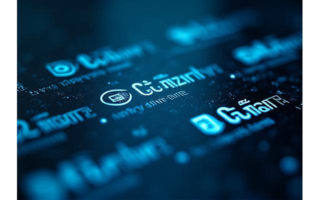 Simboluri pentru drepturile de autor și proprietatea intelectuală pe un fundal digital